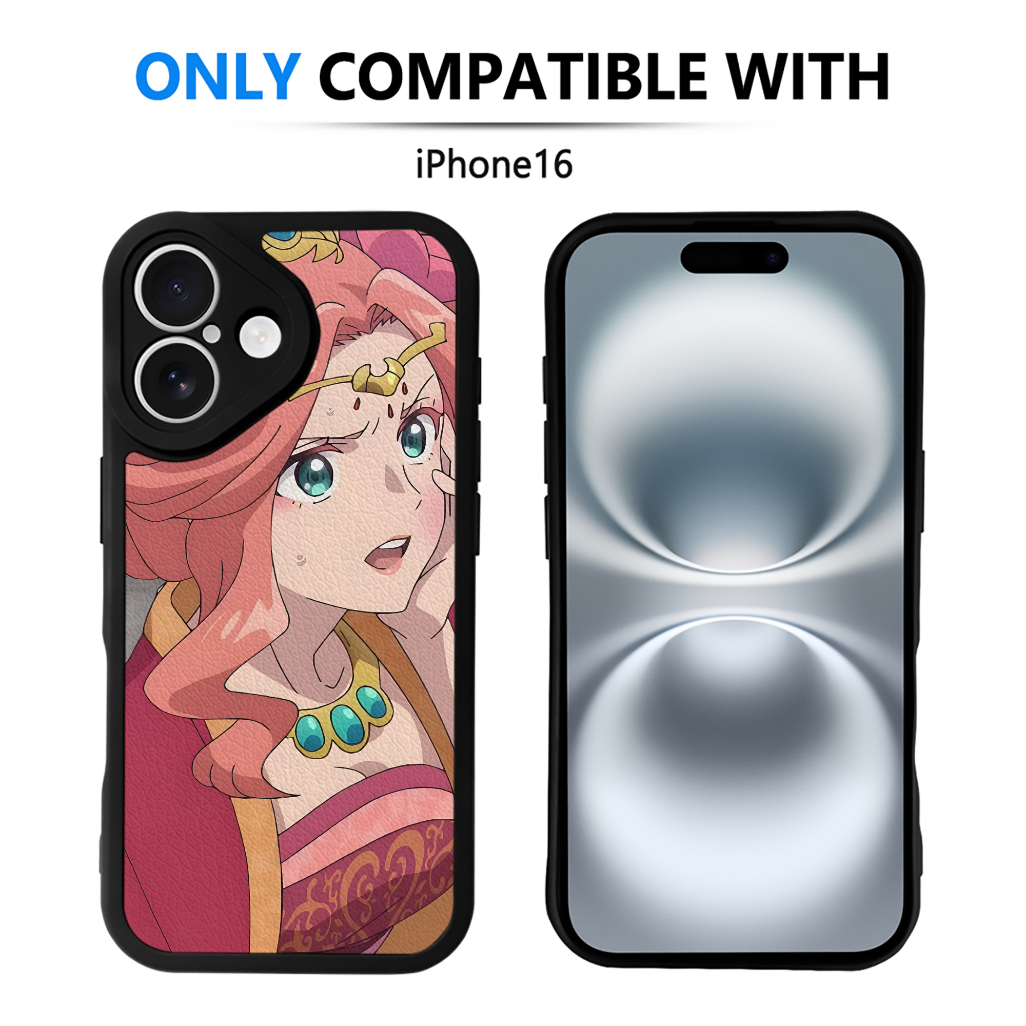 薬屋のひとりごと The Apothecary Diaries 【iPhone 16シリーズ対応】シリコンスマホケース（レザー調） 材質：シリコン